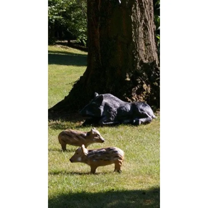 3D Rustend Zwijn 4 3D Rustend Zwijn - Afbeelding 2