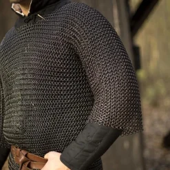 Epic Armoury Cavaleriemaliënkolder, Korte Mouwen, Zwart 11 Epic Armoury Cavaleriemaliënkolder, Korte Mouwen, Zwart -Sabels Verkoopwinkel cavaleriemalienkolder korte mouwen zwart 3