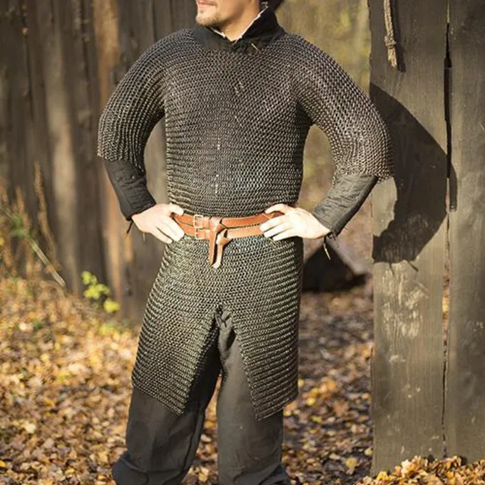 Epic Armoury Cavaleriemaliënkolder, Korte Mouwen, Zwart 3 Epic Armoury Cavaleriemaliënkolder, Korte Mouwen, Zwart