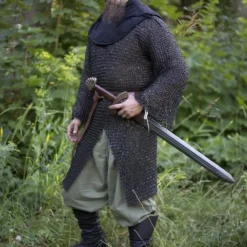 Epic Armoury Cavaleriemaliënkolder, Zwart, Geklonken