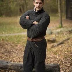 Epic Armoury Cavaleriemaliënkolder, Zwart Mild Steel 11 Epic Armoury Cavaleriemaliënkolder, Zwart Mild Steel -Sabels Verkoopwinkel cavaleriemalienkolder zwart mild steel 3