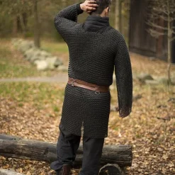 Epic Armoury Cavaleriemaliënkolder, Zwart Mild Steel 12 Epic Armoury Cavaleriemaliënkolder, Zwart Mild Steel -Sabels Verkoopwinkel cavaleriemalienkolder zwart mild steel 4