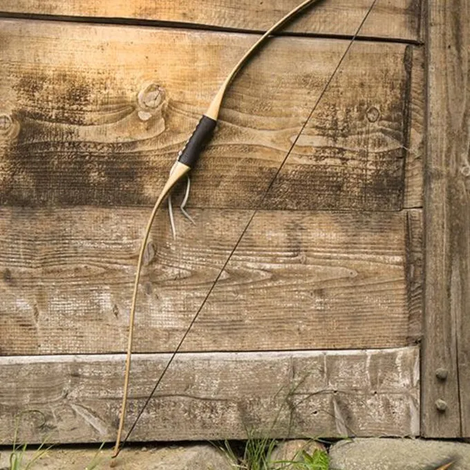 Epic Armoury Longbow Junior, Licht Hout 3 Epic Armoury Longbow Junior, Licht Hout