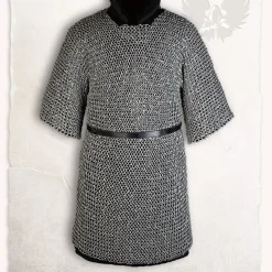 Mytholon Maliën Haubergeon John, Platte Ringen, Ronde Klinknagels