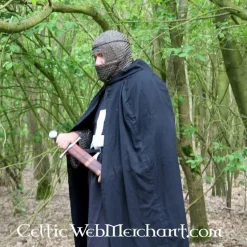 Maliënkap Met Driehoekig Vizier, Gebronsd, 8 Mm -Sabels Verkoopwinkel malienkap met driehoekig vizier gebronsd 8 mm 4