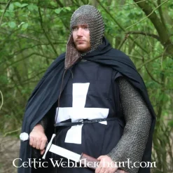 Ulfberth Maliënkap Met Driehoekig Vizier, Onbehandeld, 8 Mm -Sabels Verkoopwinkel malienkap met driehoekig vizier onbehandeld 8 mm 5