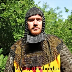 Ulfberth Maliënkap Met Vierkanten Vizier, Onbehandeld, 8 Mm 12 Ulfberth Maliënkap Met Vierkanten Vizier, Onbehandeld, 8 Mm -Sabels Verkoopwinkel malienkap met vierkanten vizier onbehandeld 8 mm 4