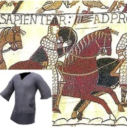 Ulfberth Maliënkolder Met Halflange Mouwen, Gemixte Platte Ringen-ronde Klinknagels, 8 Mm 9 Ulfberth Maliënkolder Met Halflange Mouwen, Gemixte Platte Ringen-ronde Klinknagels, 8 Mm -Sabels Verkoopwinkel malienkolder met halflange mouwen gemixte platte r 2