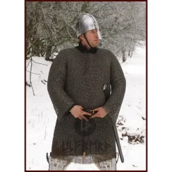 Ulfberth Maliënkolder Met Halflange Mouwen, Gemixte Platte Ringen - Wigvormige Nagels, 8 Mm