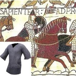 Ulfberth Maliënkolder Met Halflange Mouwen, Gemixte Platte Ringen - Wigvormige Nagels, 8 Mm -Sabels Verkoopwinkel malienkolder met halflange mouwen gemixte platte r 7