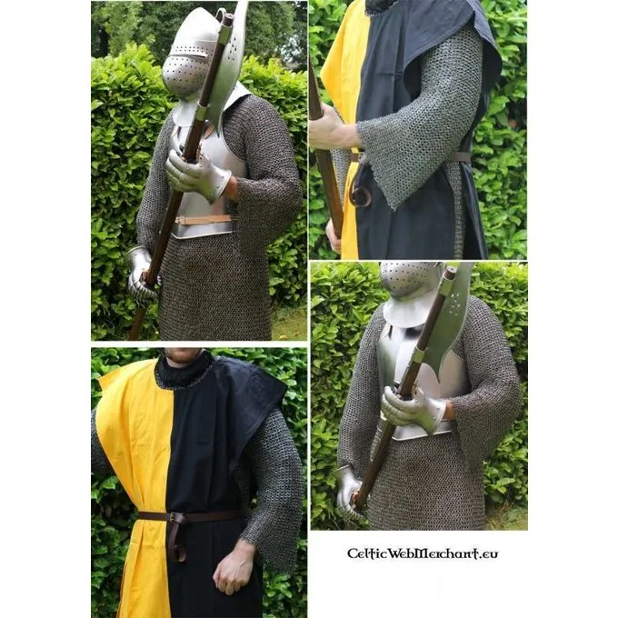 Ulfberth Maliënkolder Met Halflange Mouwen, Platte Ringen - Wigvormige Klinknagels, 8 Mm 4 Ulfberth Maliënkolder Met Halflange Mouwen, Platte Ringen - Wigvormige Klinknagels, 8 Mm - Afbeelding 2