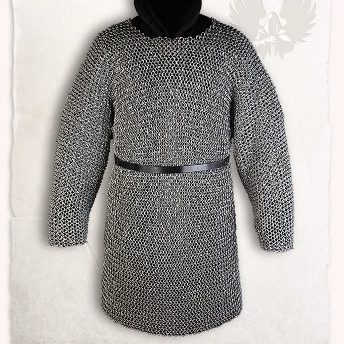 Mytholon Maliënkolder Richard, Platte Ringen, Ronde Klinknagels 3 Mytholon Maliënkolder Richard, Platte Ringen, Ronde Klinknagels