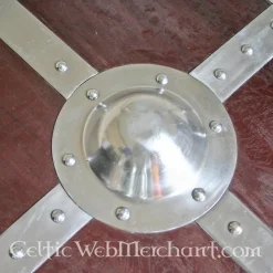 Deepeeka Middeleeuws Schild Met Schildknop -Sabels Verkoopwinkel middeleeuws schild met schildknop 2