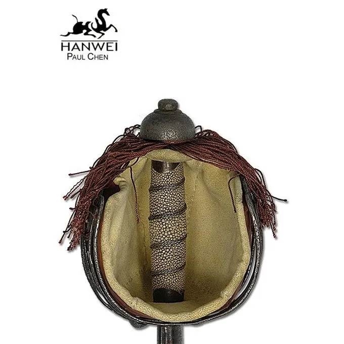 Hanwei Schotse Basket Hilt Backsword, Antieke Versie 5 Hanwei Schotse Basket Hilt Backsword, Antieke Versie - Afbeelding 3