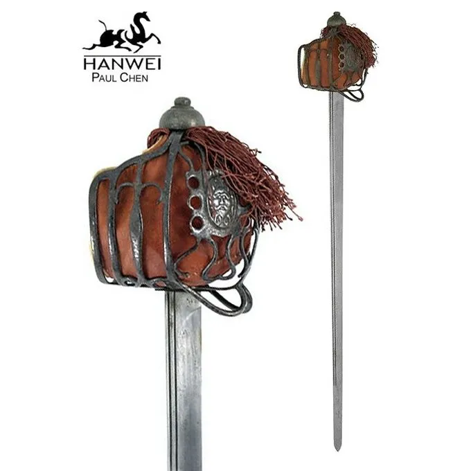 Hanwei Schotse Basket Hilt Backsword, Antieke Versie 3 Hanwei Schotse Basket Hilt Backsword, Antieke Versie